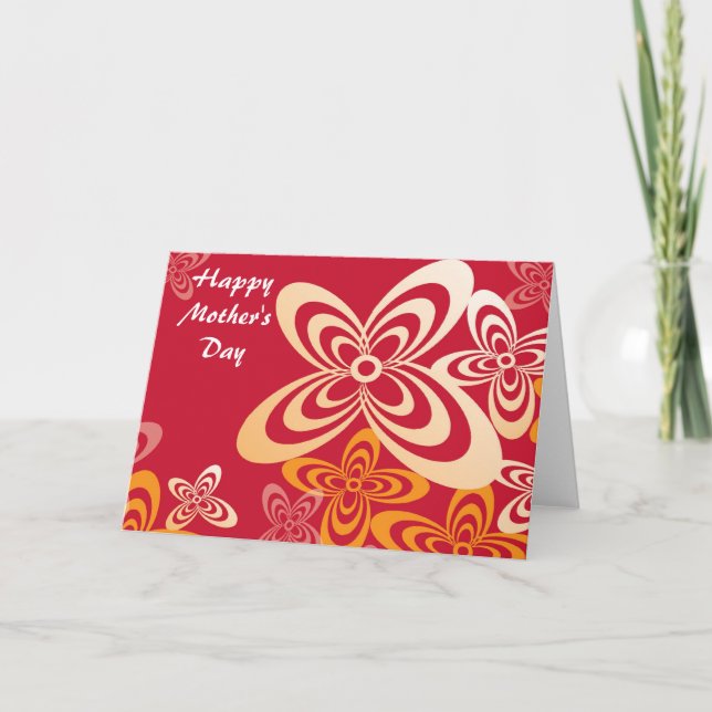 Tarjeta de saludo del Día de la Madre (Anverso)