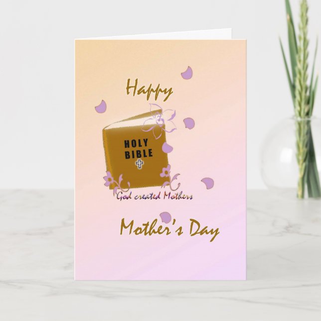 Tarjeta de saludo del Día de la Madre (Anverso)