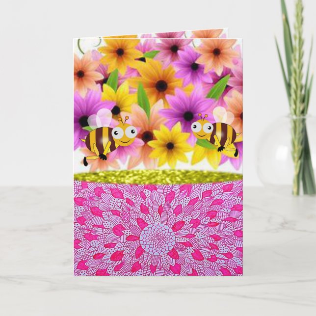 Tarjeta de saludo del Día de la Madre (Anverso)