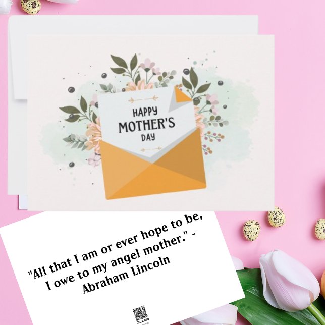 Tarjeta de saludo del Día de la Madre con Flora Ve (Subido por el creador)