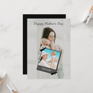 Tarjeta de saludo del Día de la Madre con foto
