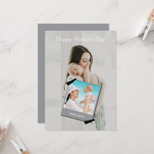 Tarjeta de saludo del Día de la Madre con foto