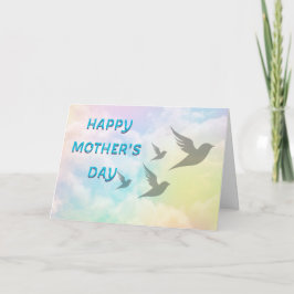 Tarjeta de saludo del Día de la Madre con poema