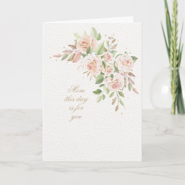 Tarjeta de saludo del Día de la Madre de la Crecie (Anverso)