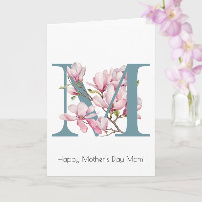 Tarjeta de saludo del Día de la Madre de Magnolia (Orquídea)