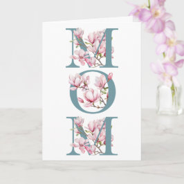 Tarjeta de saludo del Día de la Madre de Magnolia