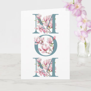 Tarjeta de saludo del Día de la Madre de Magnolia
