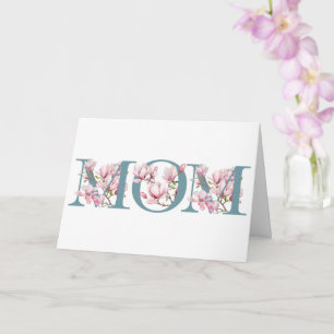 Tarjeta de saludo del Día de la Madre de Magnolia