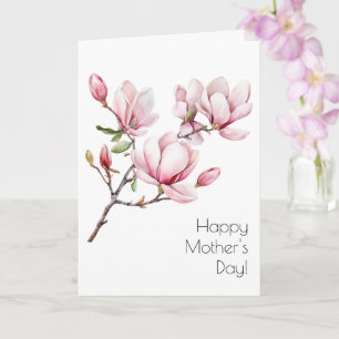 Tarjeta de saludo del Día de la Madre de Magnolia