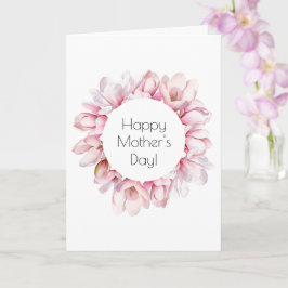 Tarjeta de saludo del Día de la Madre de Magnolia