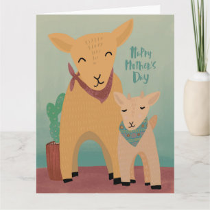 Tarjeta de saludo del Día de la Madre Infantil fav
