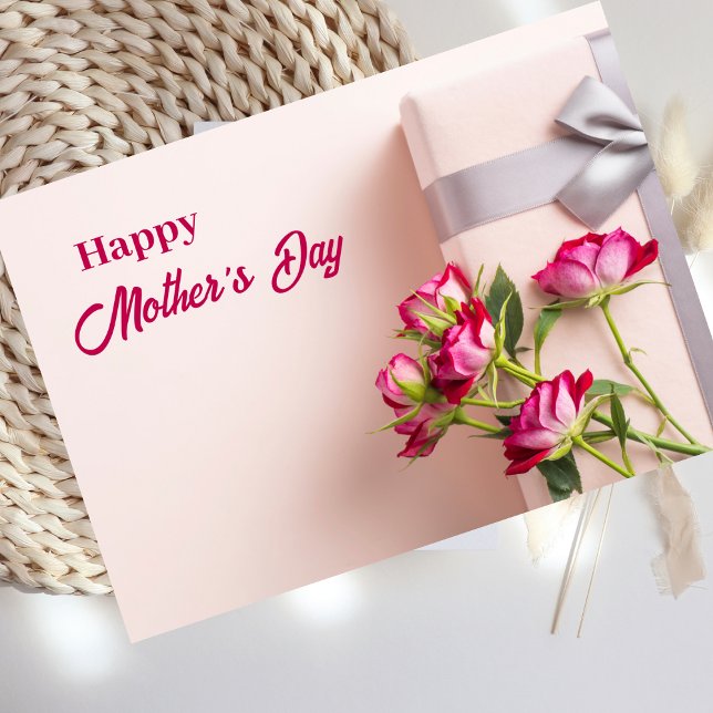 Tarjeta de saludo del Día de la Madre Rosa (Subido por el creador)