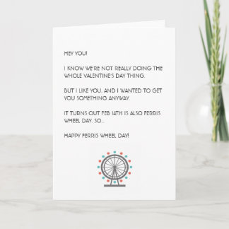 Tarjeta de saludo del Día de la Rueda de el día de