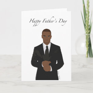 Tarjeta de saludo del Día del Padre Africano