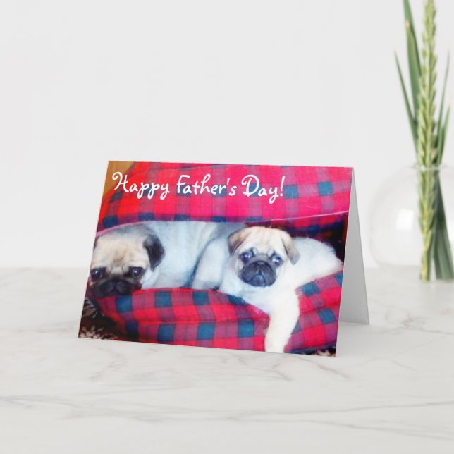 Tarjeta de saludo del Día del Padre Feliz (Anverso)