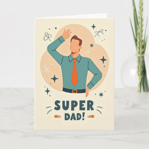 Tarjeta de Saludo del Día del Padre Heroico