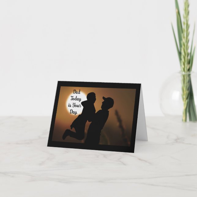 Tarjeta de saludo del Día del Padre y del Niño (Anverso)