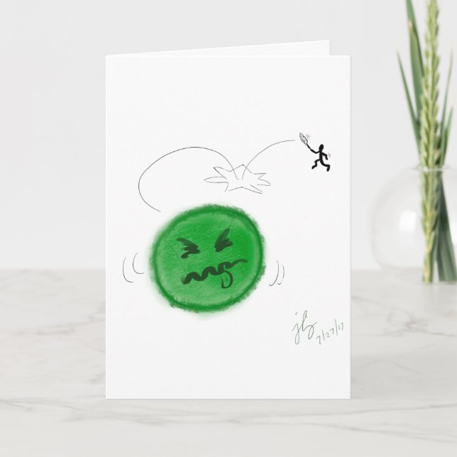 Tarjeta de saludo del día duro (Anverso)