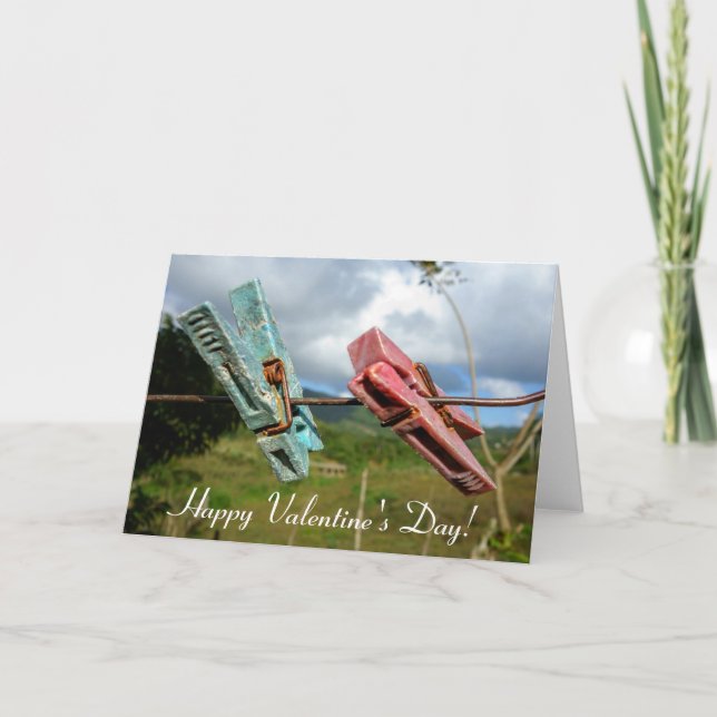 tarjeta de saludo del el día de San Valentín (Anverso)