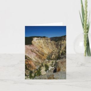 Tarjeta de saludo del Gran Cañón de Yellowstone