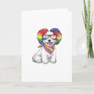 Tarjeta de saludo del Orgullo Gay LGBTQ+ - Arcoiri
