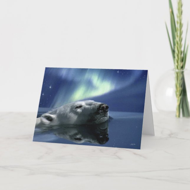 Tarjeta de saludo del OSO POLAR DE NAVEGACIÓN (Anverso)