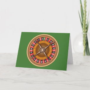 Tarjeta de saludo del personalizado de la rueda de