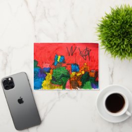 Tarjeta de saludo del Relieve metalizado del marca