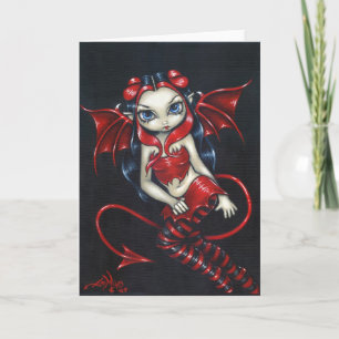 Tarjeta de saludo "Devilish Fairy"