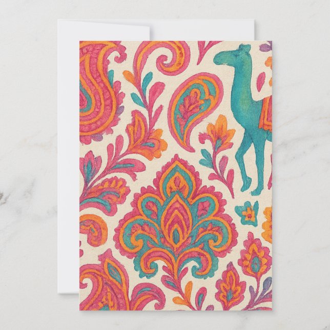 tarjeta de saludo diwali (Reverso)