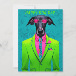 Tarjeta de saludo Dog Day - Divertido Personalizad