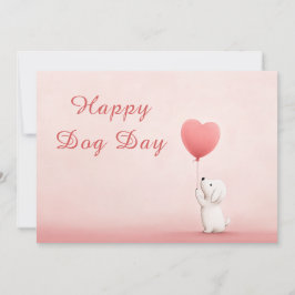Tarjeta de saludo Dog Day - Divertido Personalizad
