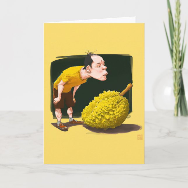 Tarjeta de saludo Durian Lover (Anverso)