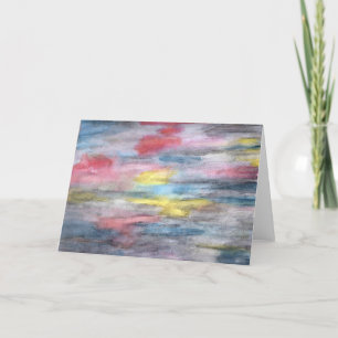 Tarjeta de saludo "Ebony Rainbow"