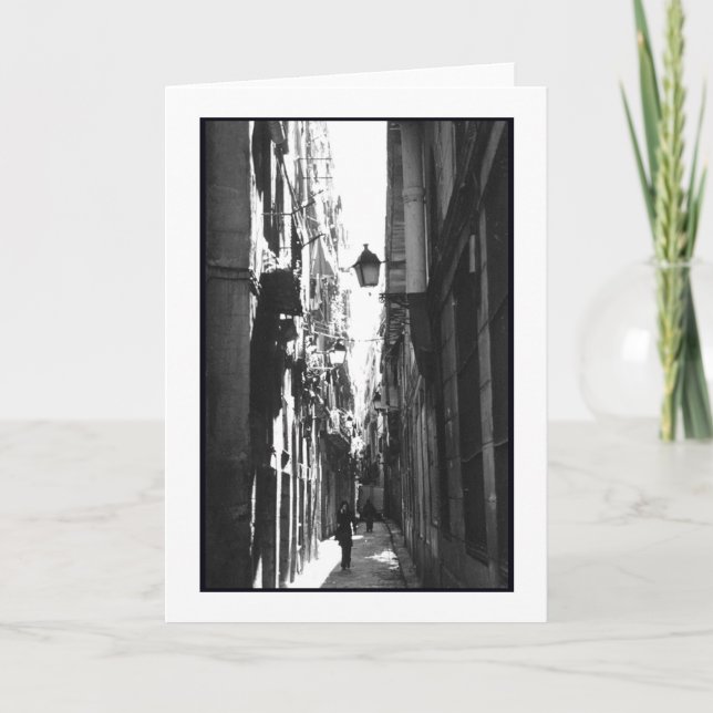 Tarjeta de saludo El Callejón (Anverso)