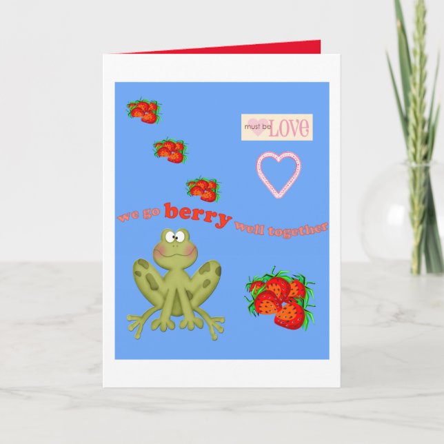 Tarjeta de saludo el día de San Valentín Be Valent (Anverso)