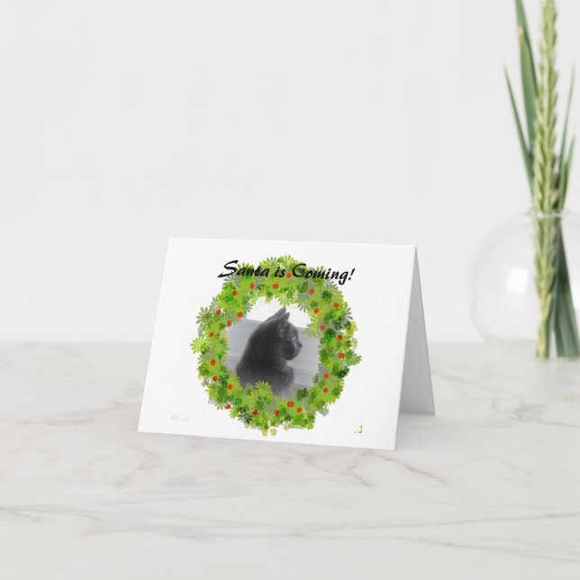 Tarjeta de saludo - Emoción a los Navidades (Anverso)