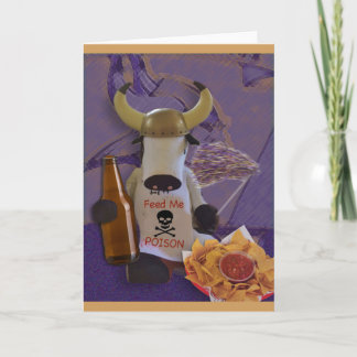 Tarjeta de saludo en blanco