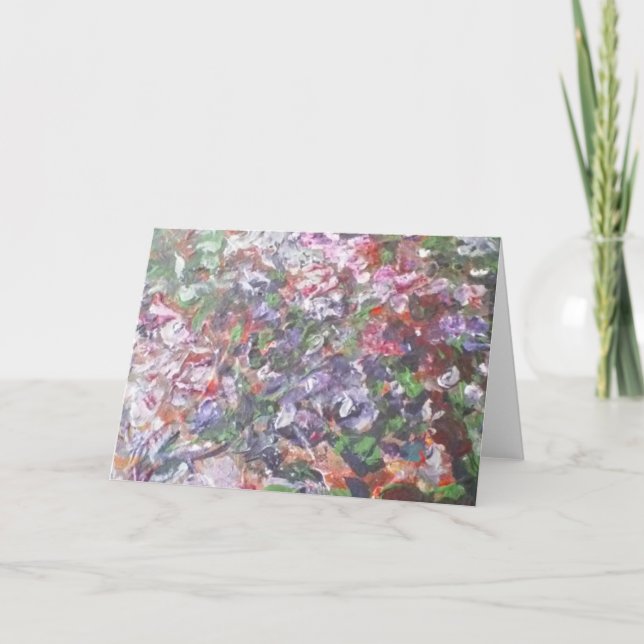 Tarjeta de saludo en blanco (Anverso)