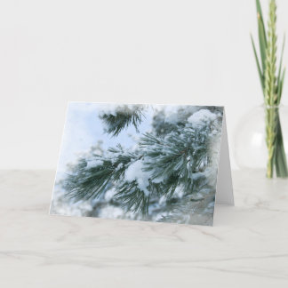 tarjeta de saludo en blanco