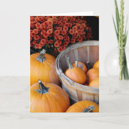 Tarjeta de saludo en blanco 'Autumn Still Life'