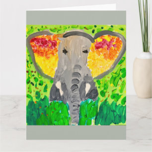 Tarjeta de saludo en blanco para cualquier ocasión