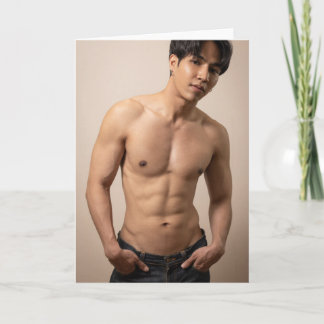 Tarjeta de saludo especialmente asiática