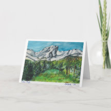 Tarjeta de saludo Estes Park Rocky Mountains