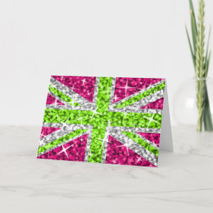 Tarjeta de saludo "Feliz Cumpleaños" de Glitz UK L