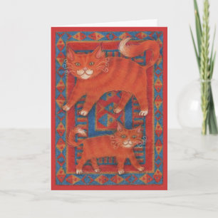 Tarjeta de saludo 'Feliz Día de la Madre' para gat