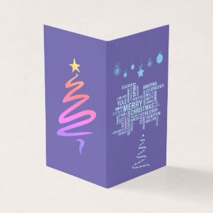 Tarjeta de saludo "Feliz Navidad"