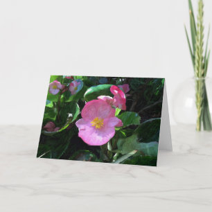 Tarjeta de saludo floral