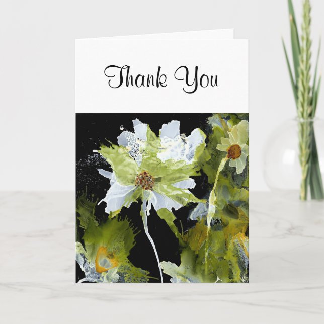 Tarjeta de saludo floral (Anverso)
