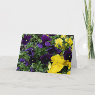 Tarjeta de saludo floral